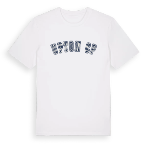 Upton CP college t-shirt – ekologisk bomull t-shirt från Pinshirt