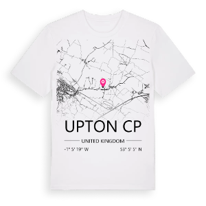 Upton CP karta t-shirt – ekologisk bomull t-shirt från Pinshirt