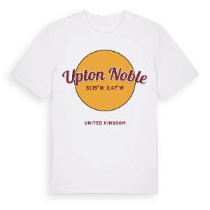Upton Noble cirkel t-shirt – ekologisk bomull t-shirt från Pinshirt