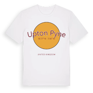 Upton Pyne cirkel t-shirt – ekologisk bomull t-shirt från Pinshirt