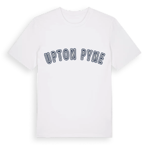 Upton Pyne college t-shirt – ekologisk bomull t-shirt från Pinshirt