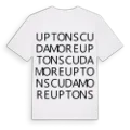 Upton Scudamore ordlek t-shirt