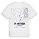 Upton Warren karta t-shirt