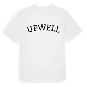 Upwell böjd t-shirt – ekologisk bomull t-shirt från Pinshirt