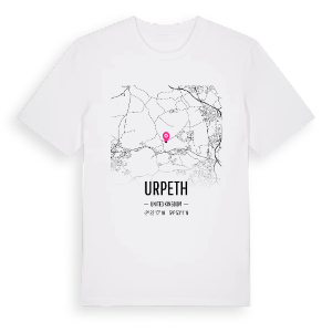 Urpeth karta t-shirt – ekologisk bomull t-shirt från Pinshirt