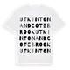 Utkinton and Cotebrook ordlek t-shirt