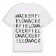 Wackerfield ordlek t-shirt