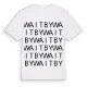 Waitby ordlek t-shirt