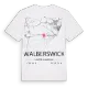 Walberswick karta t-shirt