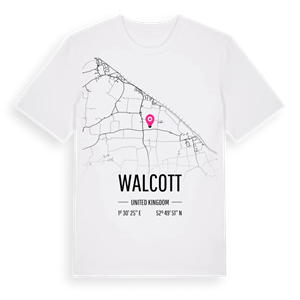 Walcott karta t-shirt – ekologisk bomull t-shirt från Pinshirt