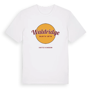 Waldridge cirkel t-shirt – ekologisk bomull t-shirt från Pinshirt