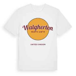Walgherton cirkel t-shirt – ekologisk bomull t-shirt från Pinshirt