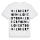 Walgherton ordlek t-shirt