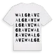 Walgrave ordlek t-shirt