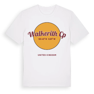 Walkerith CP cirkel t-shirt – ekologisk bomull t-shirt från Pinshirt
