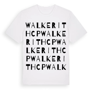 Walkerith CP ordlek t-shirt – ekologisk bomull t-shirt från Pinshirt