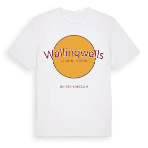 Wallingwells cirkel t-shirt – ekologisk bomull t-shirt från Pinshirt