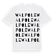Walpole ordlek t-shirt