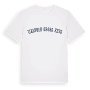 Walpole Cross Keys college t-shirt – ekologisk bomull t-shirt från Pinshirt