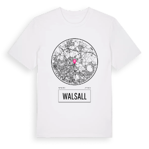 Walsall t-shirt – ekologisk bomull t-shirt från Pinshirt