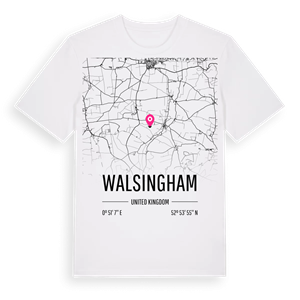 Walsingham karta t-shirt – ekologisk bomull t-shirt från Pinshirt