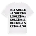 Walsoken ordlek t-shirt