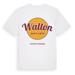 Walton cirkel t-shirt – ekologisk bomull t-shirt från Pinshirt