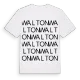 Walton ordlek t-shirt
