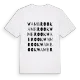 Wambrook ordlek t-shirt