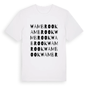 Wambrook ordlek t-shirt – ekologisk bomull t-shirt från Pinshirt