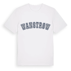 Wanstrow college t-shirt – ekologisk bomull t-shirt från Pinshirt