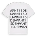 Wantisden ordlek t-shirt