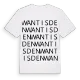 Wantisden ordlek t-shirt