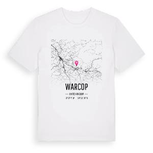 Warcop karta t-shirt – ekologisk bomull t-shirt från Pinshirt