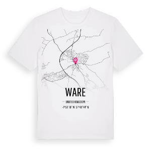 Ware karta t-shirt – ekologisk bomull t-shirt från Pinshirt