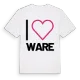 Jag älskar Ware t-shirt stort tryck