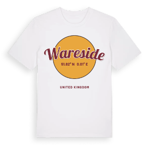 Wareside cirkel t-shirt – ekologisk bomull t-shirt från Pinshirt