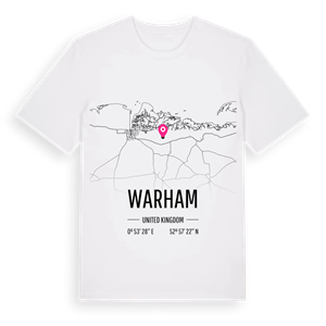 Warham karta t-shirt – ekologisk bomull t-shirt från Pinshirt
