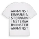 Warminster ordlek t-shirt