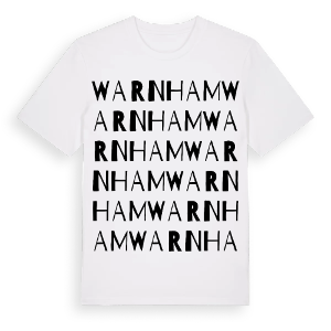 Warnham ordlek t-shirt – ekologisk bomull t-shirt från Pinshirt