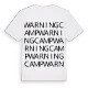 Warningcamp ordlek t-shirt