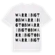 Warrington ordlek t-shirt