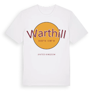 Warthill cirkel t-shirt – ekologisk bomull t-shirt från Pinshirt