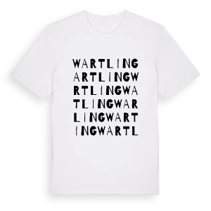 Wartling ordlek t-shirt – ekologisk bomull t-shirt från Pinshirt