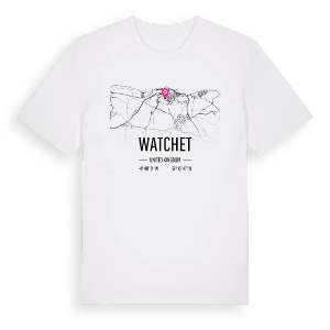 Watchet karta t-shirt – ekologisk bomull t-shirt från Pinshirt