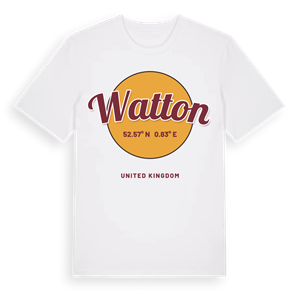 Watton cirkel t-shirt – ekologisk bomull t-shirt från Pinshirt