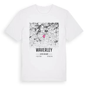 Waverley karta t-shirt – ekologisk bomull t-shirt från Pinshirt