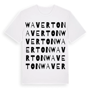 Waverton ordlek t-shirt – ekologisk bomull t-shirt från Pinshirt