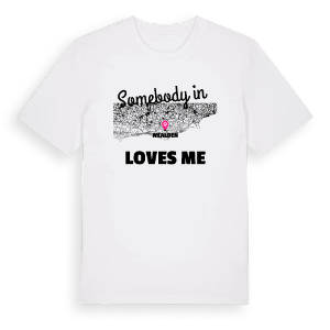 Någon i Wealden älskar mig t-shirt – ekologisk bomull t-shirt från Pinshirt