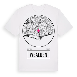 Wealden t-shirt – ekologisk bomull t-shirt från Pinshirt
